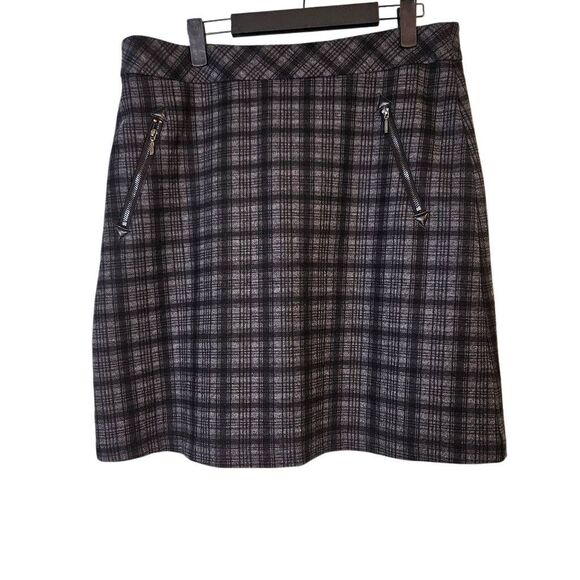 Charlie B skirt, black & Gray.  Size L. - Picture 1 of 6